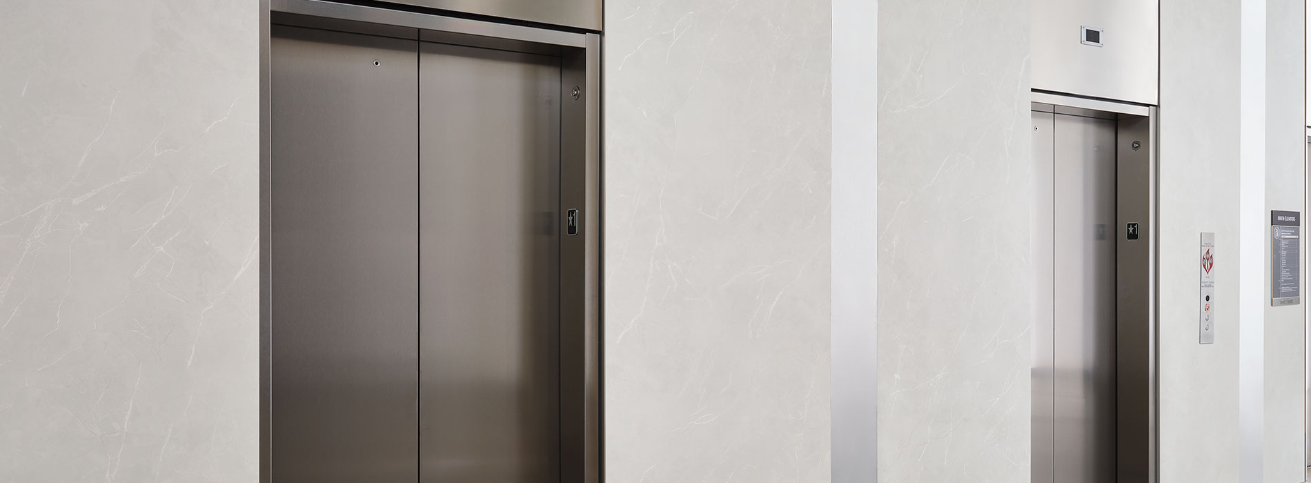 8252 Silver Veined White Marble