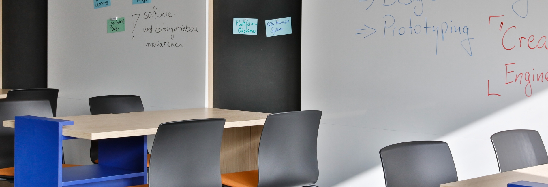 Workspace with Homapal Magnetic Boards 1900x650