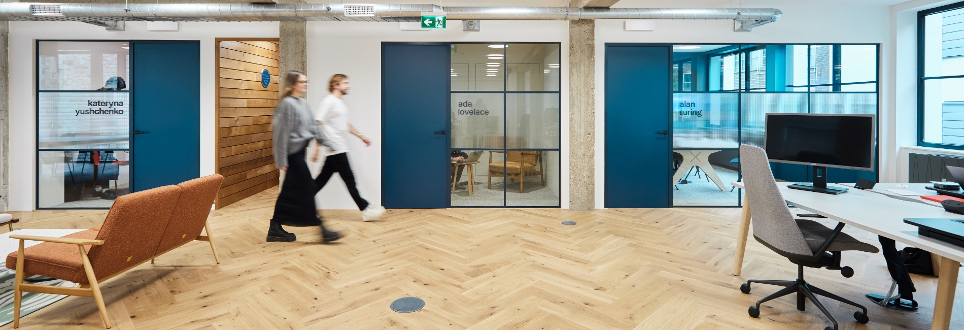 Modern Office Design in London 1900x650